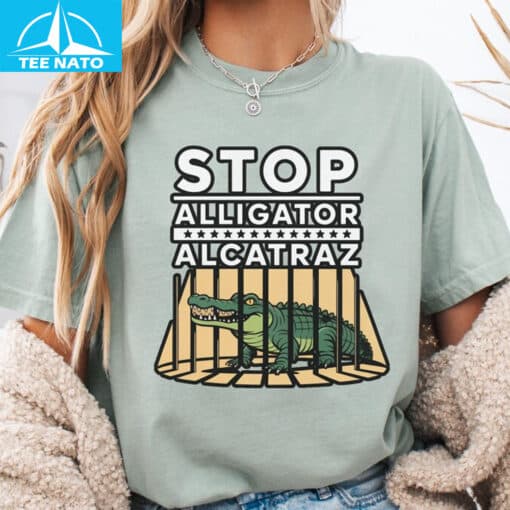 Stop Alligator Alcatraz Shirt 13 - Image 5