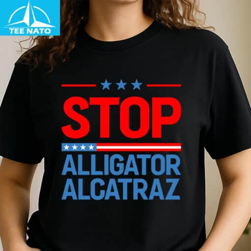 Stop Alligator Alcatraz Shirt - Image 4