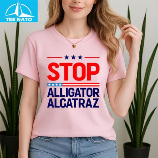Stop Alligator Alcatraz Shirt - Image 5