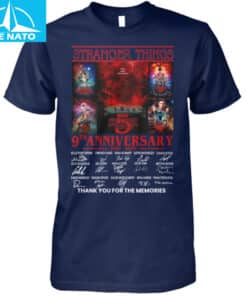 Stranger Things 9th Anniversary 2016 2025 Shirt3