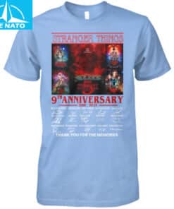Stranger Things 9th Anniversary 2016 2025 Shirt4