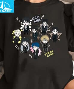 Stray Kids Chibi Characters Shirt4
