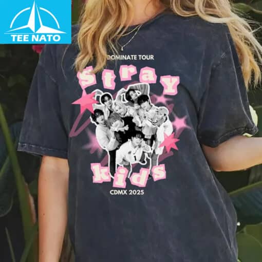 Stray Kids dominATE World Tour US 2025 Shirt - Image 3