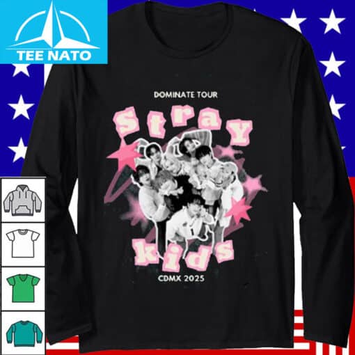 Stray Kids dominATE World Tour US 2025 Shirt - Image 2