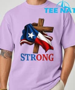 Strong Texas flag cross christian Shirt 6