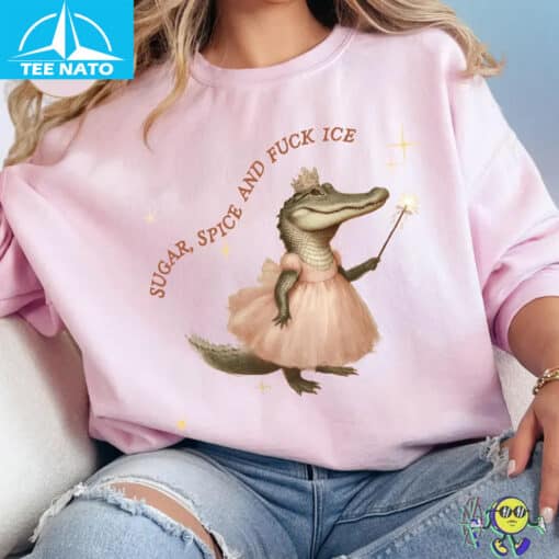 Sugar Spice and Fuck ICE shirt - Image 4