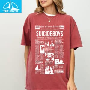 Suicideboy New Orleans Tribune Newspaper Graphic Shirt