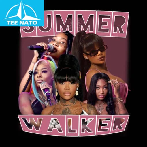 Summer Walker R&B Singer Vintage Style Collage Shirt