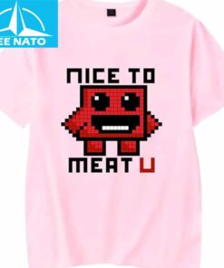 Super Meat Boy Nice to Meat U Shirt2