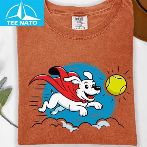 Superman Dog Cartoon Krypto Superdog Shirt - Image 2