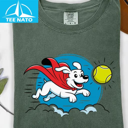 Superman Dog Cartoon Krypto Superdog Shirt - Image 3
