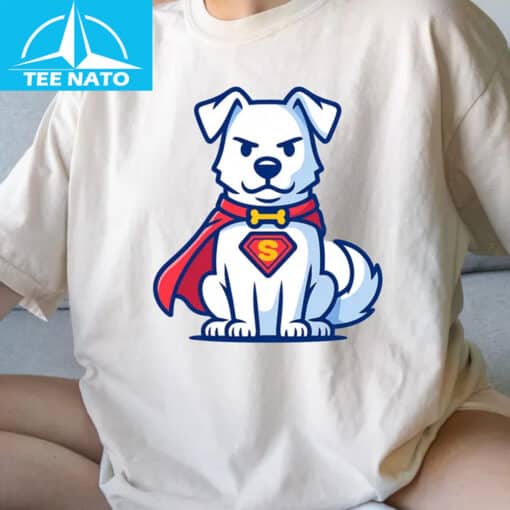 Superman Dog Cartoon Shirt - Image 2