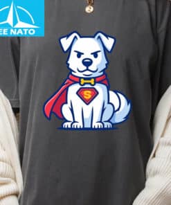 Superman Dog Cartoon Shirt2