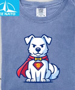 Superman Dog Cartoon Shirt3