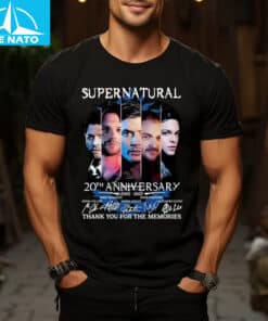 Supernatural 20th Anniversary 2005 2025 Thank You For The Memories Shirt