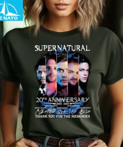 Supernatural 20th Anniversary 2005 2025 Thank You For The Memories Shirt3