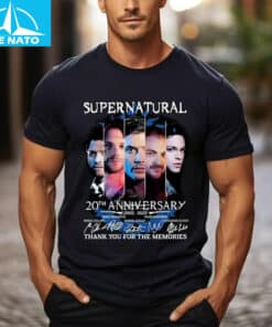 Supernatural 20th Anniversary 2005-2025 Thank You For The Memories Shirt