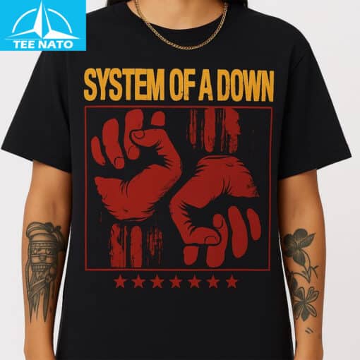 System Of A Down Hand Symbol Shirt