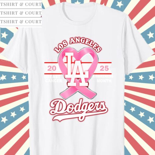 Los Angeles Dodgers 2025 Breast Cancer Awareness Month Shirt - Image 6