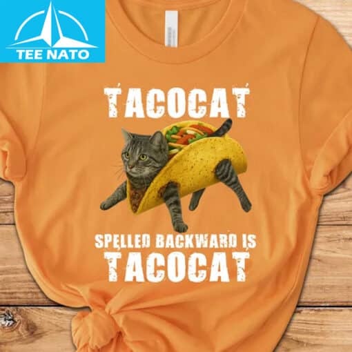 Tacocat Spelled Backward Is Tacocat Shirt - Image 2