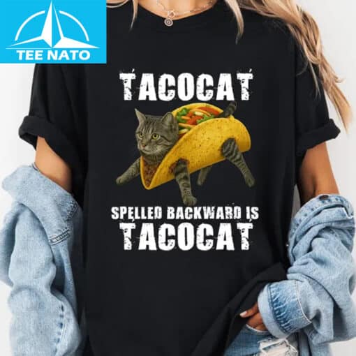 Tacocat Spelled Backward Is Tacocat Shirt - Image 4
