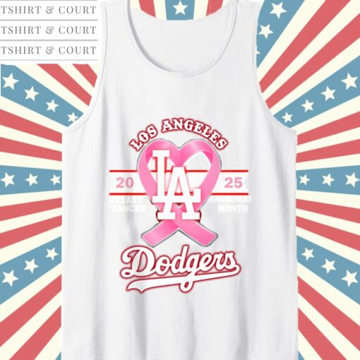 Los Angeles Dodgers 2025 Breast Cancer Awareness Month Shirt - Image 5