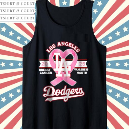 Los Angeles Dodgers 2025 Breast Cancer Awareness Month Shirt - Image 4