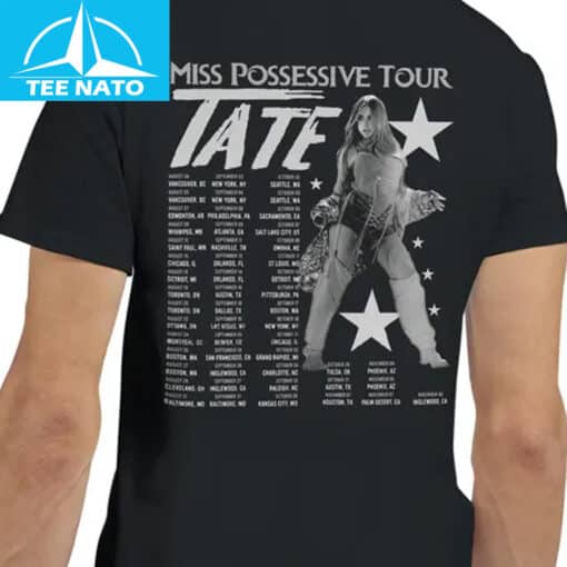 Tate McRae Miss Possessive Tour 2025 Concert Shirt - Image 2