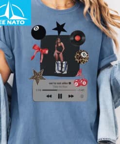 Tate McRae Were Not Alike Tems Music Player Graphic Shirt2