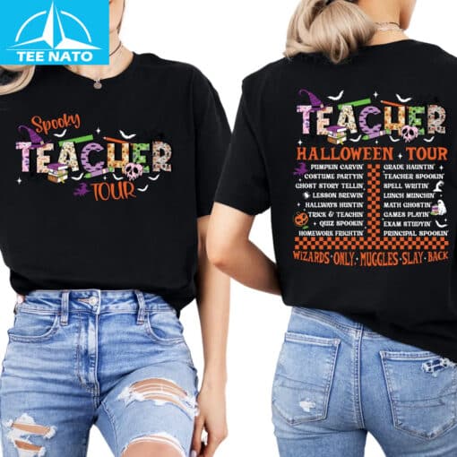 Teacher Halloween Tour Shirt - Image 3