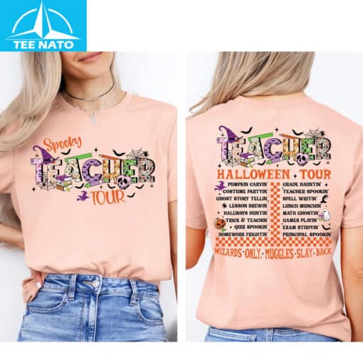 Teacher Halloween Tour Shirt - Image 4