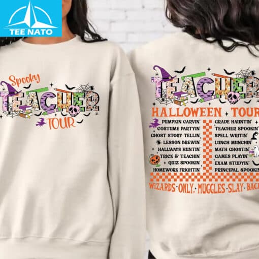 Teacher Halloween Tour Shirt - Image 5