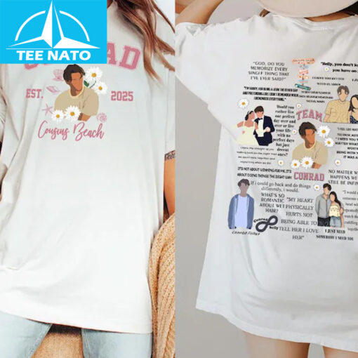 Team Conrad Lyrics The Summer I Turned Pretty Shirt - Image 2