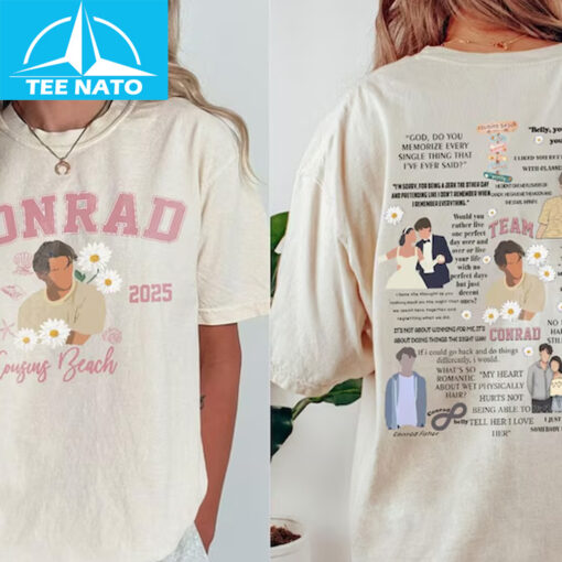 Team Conrad Lyrics The Summer I Turned Pretty Shirt - Image 3