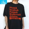 Team Phee Nneka Paige Breanna Allisha All star Shirt