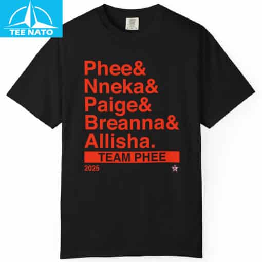 Team Phee Nneka Paige Breanna  Allisha All-star Shirt - Image 3
