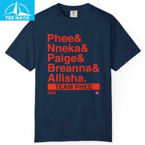 Team Phee Nneka Paige Breanna  Allisha All-star Shirt - Image 4