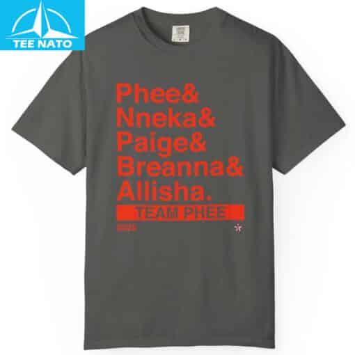 Team Phee Nneka Paige Breanna  Allisha All-star Shirt - Image 5