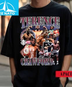 Terence Crawford Boxer Vintage Style Collage Shirt2