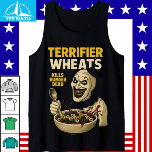 Terrifier Wheats Kills Hunger Dead Art The Clown Shirt - Image 4
