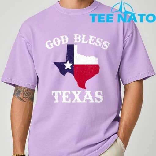 Texas Flag Texan God Bless Texas Shirt - Image 5