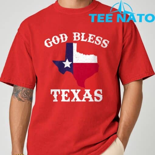 Texas Flag Texan God Bless Texas Shirt - Image 7