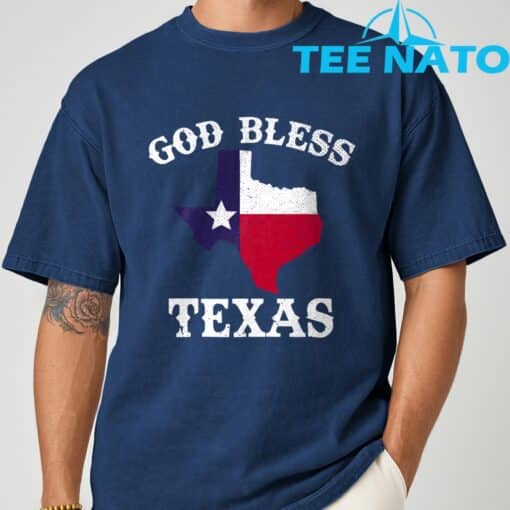 Texas Flag Texan God Bless Texas Shirt - Image 8