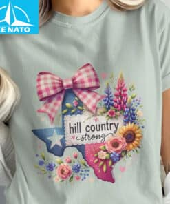 Texas Hill Country Strong Floral Graphic Shirt1