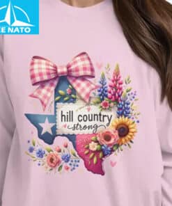 Texas Hill Country Strong Floral Graphic Shirt3