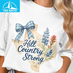 Texas Hill Country Strong Floral Heart Shirt 12 Texas Hill Country Strong Floral Heart Shirt
