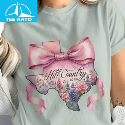 Texas Hill Country Shirt being worn