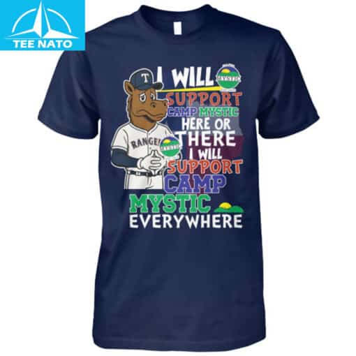 Texas Rangers Camp Mystic Baseball Fan Shirt - Image 4