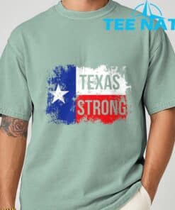 Texas Strong Lone Star Flag Vintage T Shirt 2