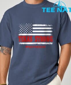 Texas Strong Pray for Texas Flag USA T Shirt 4
